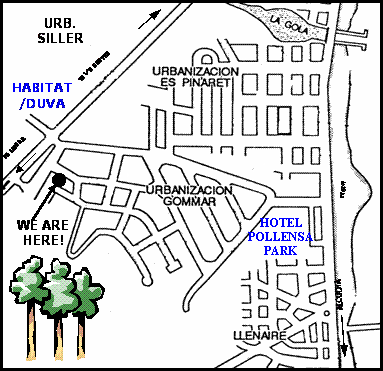 map for hideway