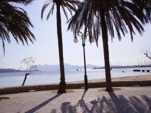 The beach at the end of road