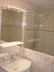 Bathroom with walk-in shower