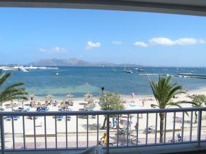 view from balcony