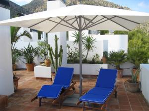 Sunbathing on the roof terrace