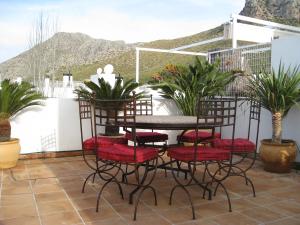 Dining on the terrace