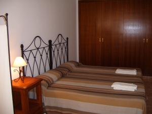 Twin bedded sleeping area
