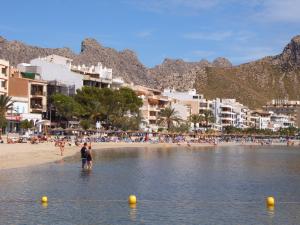 Beach at Puerto Pollensa 200 metres away