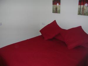 Bedroom 1 with a/c, fitted wardrobes and access to second balcony
